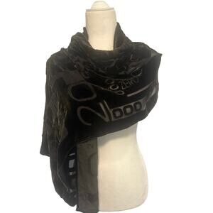 Brown sheer weightless scave  NWT  stunning and elegant